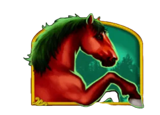 Horse Wolf Gold